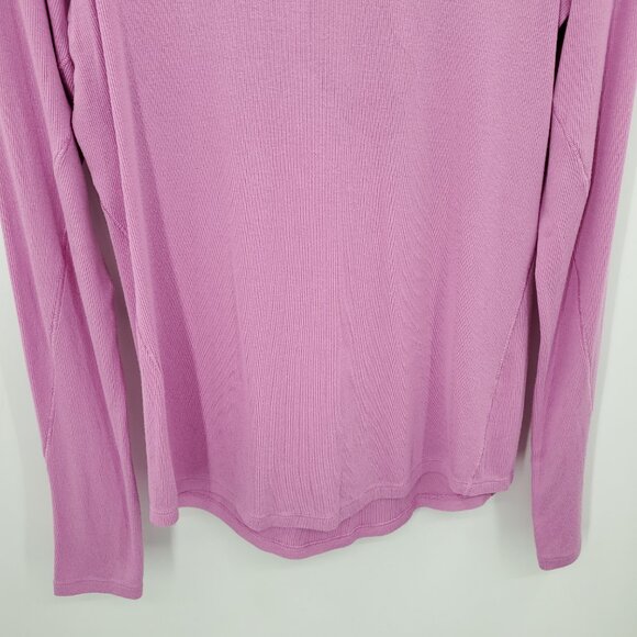 Lululemon Hold Tight Long-Sleeve Shirt M Velvet Dust Pink - Picture 9 of 15